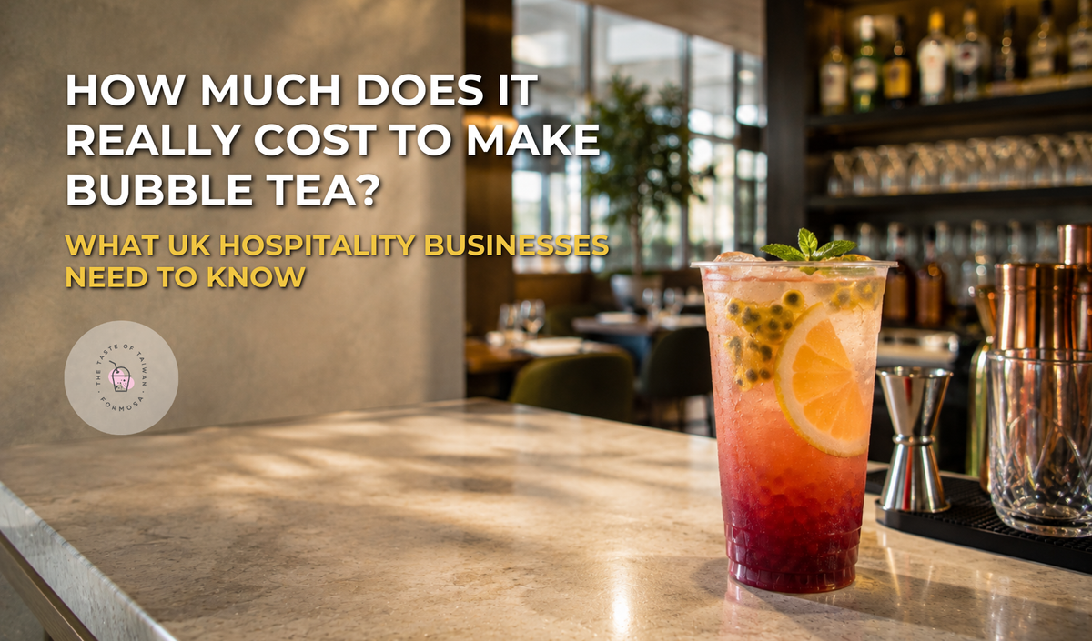 How Much Does It Cost to Make Bubble Tea in the UK?
