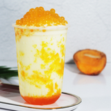 (B) Peach Flavoured Popping Balls 50g x 200sachets Boba Formosa