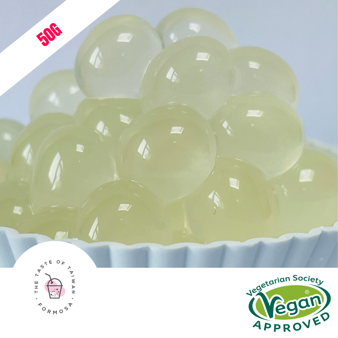 (B) Lychee Flavoured Popping Balls 50g x 200sachets Boba Formosa