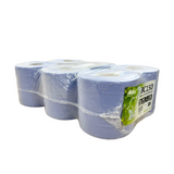 (Exc VAT) BLUE ROLL 2ply - Made in UK (6 Rolls)