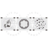 (Exc VAT) CLEAR SEALING FILM (Pattern) Boba Formosa