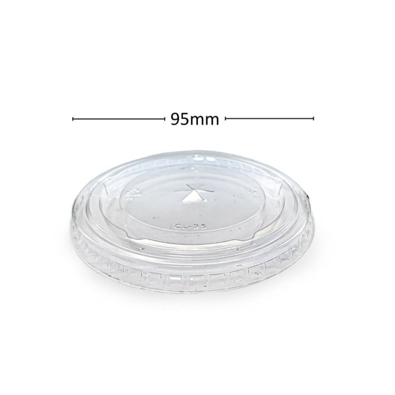 (Inc VAT) 95mm Compostable Flat lid  95口徑 可降解物料 平杯蓋 Boba Formosa