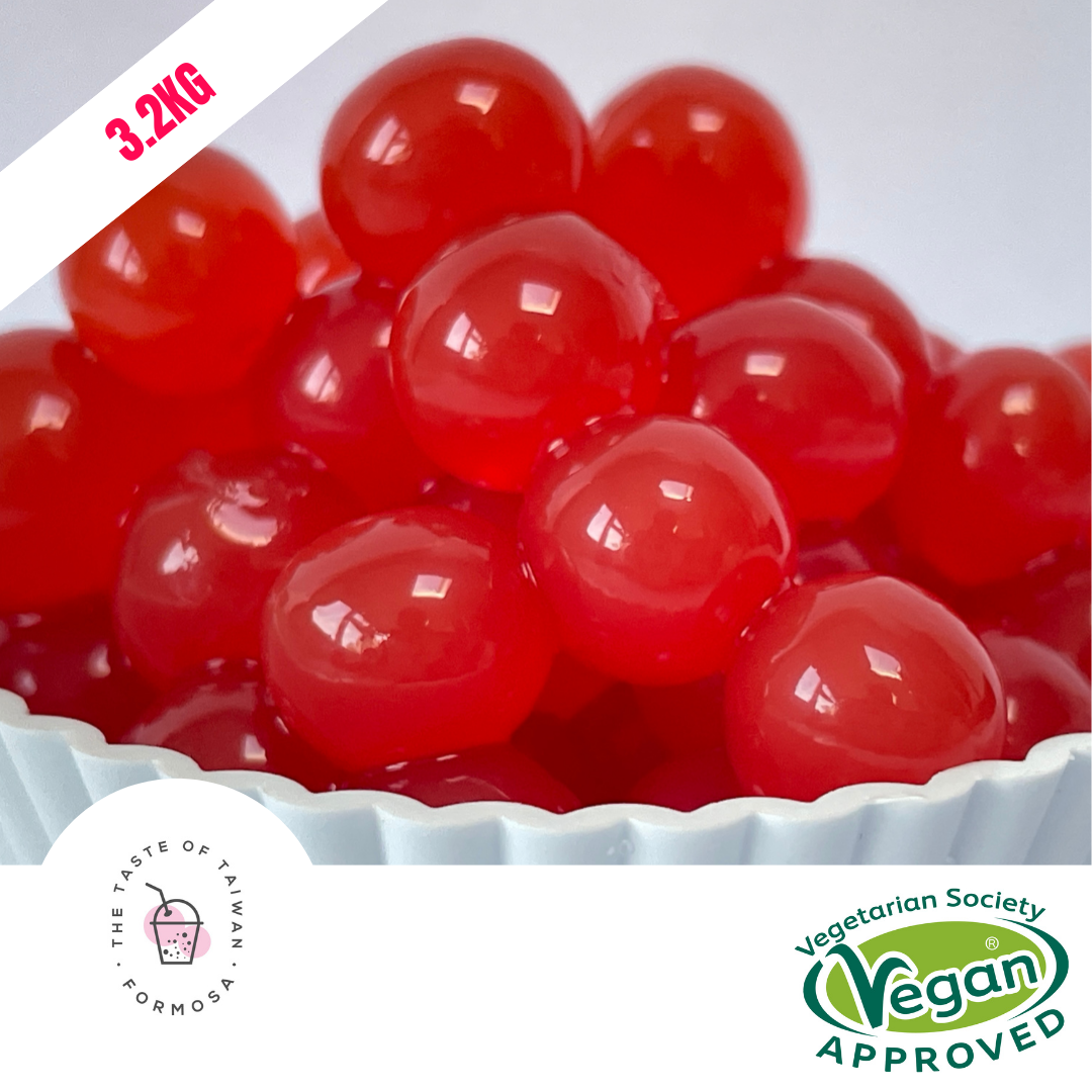 (B) Watermelon Flavoured Popping Balls 3.2kg Boba Formosa