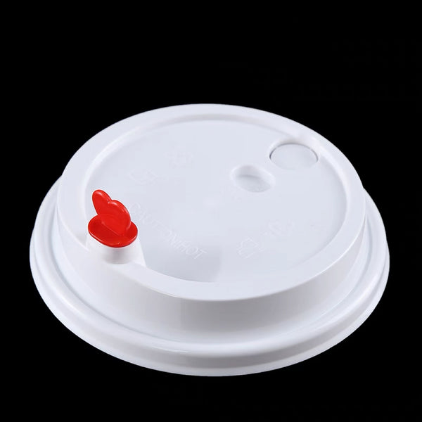(Inc VAT) 90mm lid with red plug 90口徑杯蓋加紅塞 Boba Formosa