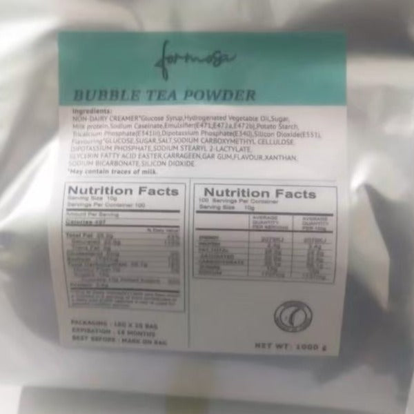 Crema Powder (TOP)  powder 1Kg  奶蓋粉 (Bubble tea powder) Boba Formosa