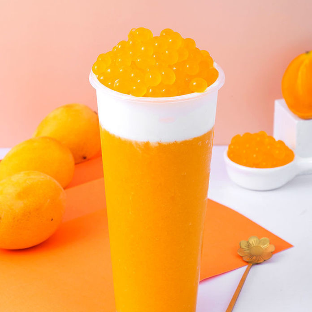 (B) Mango Flavoured Popping Balls 50g x 200sachets Boba Formosa