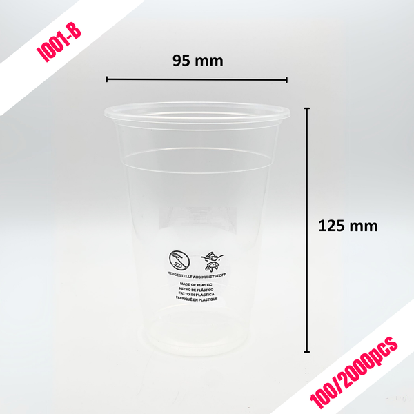 (Exc VAT) 500cc PP CUP (B) (EU) Boba Formosa