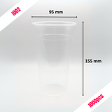 (Exc VAT) 700cc PP CUP - 50pcs Boba Formosa