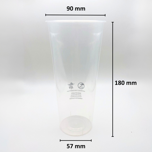 (B) (Inc VAT) 90mm 700cc HARD CUP Boba Formosa