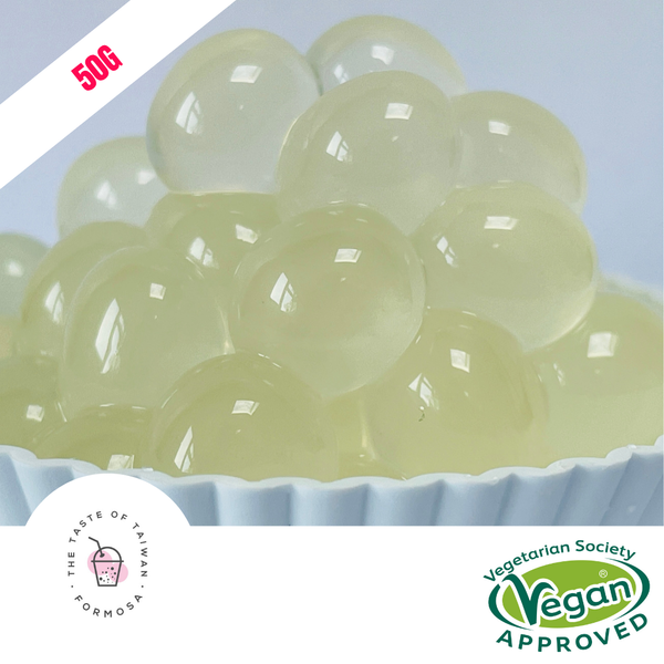 (B) Lychee Flavoured Popping Balls 50g x 200sachets Boba Formosa