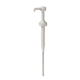 (Inc VAT) SYRUP PUMP (WHITE FLAT BOTTLE) 果汁壓頭-方形果汁2.5Kg罐 30ml Boba Formosa